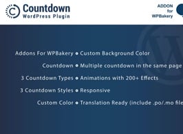 Countdown – Addons for WPBakery Page Builder WordPres Plugin