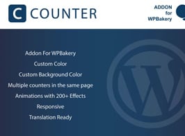 Counter – Addons for WPBakery Page Builder WordPres Plugin