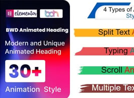 BWD Animated Heading Add-on for Elementor