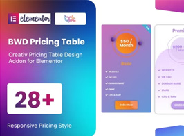 BWD Pricing Table Add-on for Elementor