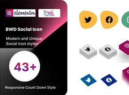 BWD Social Icon Add-on for Elementor