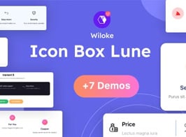 Wiloke Icon Box Lune For Elementor