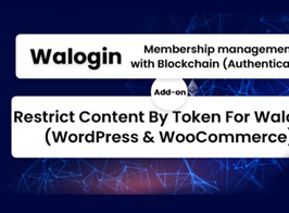 Restrict Content By Token For Walogin (WordPress & WooCommerce)