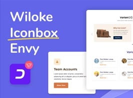 Wiloke Icon Box Envy For Elementor