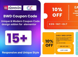 BWD Elementor Coupon Code WordPress Plugin