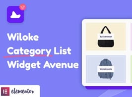 Wiloke Categories List Avenue Widget for Elementor