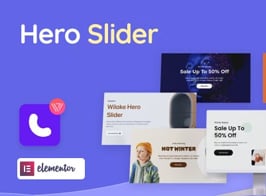 Wiloke Hero Slider Widget for Elementor