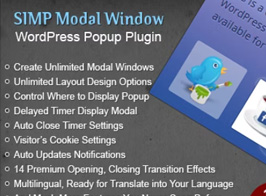 Simp Modal Window – WordPress Plugin