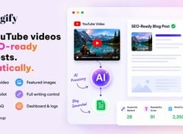 Vlogify – AI YouTube to Blog Post Generator for WordPress