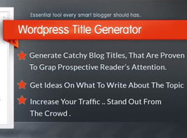 WordPress Title Generator Plugin