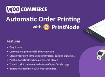 Automatic Order Printing for WooCommerce – ( PrintNode )