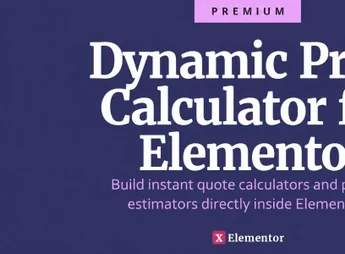 XElementor Dynamic Price Calculator