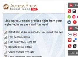 AccessPress Social Icons Pro