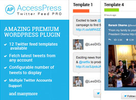 AccessPress Twitter Feed Pro