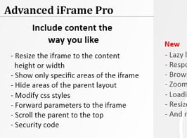 Advanced iFrame Pro