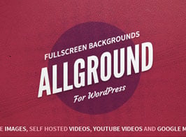 Allground – WordPress Fullscreen Background