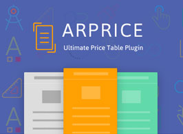 ARPrice – WordPress Pricing Table Plugin