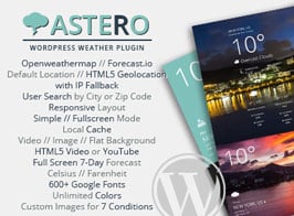 Astero – WordPress Weather Plugin