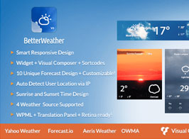 Better Weather – WordPress and Visual Composer Widget