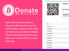 Bitcoin Donate – A WordPress Plugin