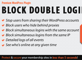 Block Double Logins – Protect Your Membership Site