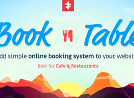 Book a Table plugin WordPress