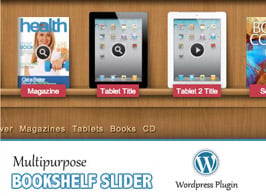 Multipurpose Bookshelf Slider – WordPress Plugin