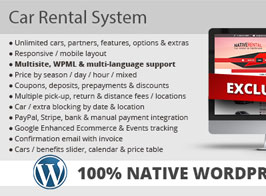 Car Rental System (Native WordPress Plugin)