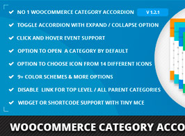 Category Accordion – WooCommerce