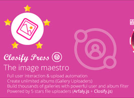 Closify Press – WordPress frontend photo upload + Live gallery builder | Media