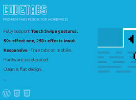 CodeTabs WordPress Responsive Swipe Tabs