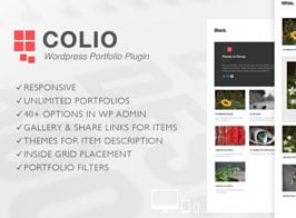 Colio – Responsive Portfolio WordPress Plugin