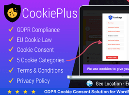 Cookie Plus GDPR – Cookies Consent Solution for WordPress. Master Popups Addon