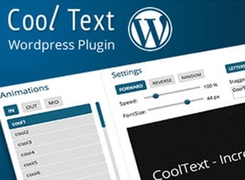 CoolText Text Effects and Rotator Responsive WordPress