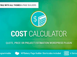 Cost Calculator WordPress