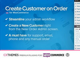 Create Customer on Order for WooCommerce
