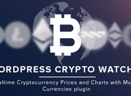 WordPress Crypto Watcher – Realtime Cryptocurrency Prices and Charts with Multiple Currencies