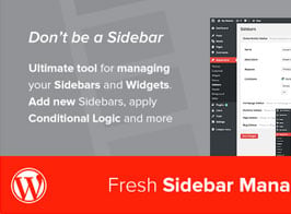 Custom Sidebar Manager