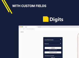 Digits : WordPress Mobile Phone Number OTP Signup and Login Form