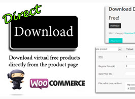 Direct Download – Woocommerce