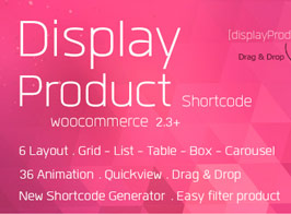 Display Product Multi-Layout – WooCommerce