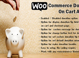 Donation Or Tip On Cart And Checkout – WooCommerce