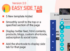 Easy Side Tab Pro – Responsive Floating Tab Plugin For WordPress