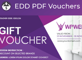 Easy Digital Downloads – PDF Vouchers