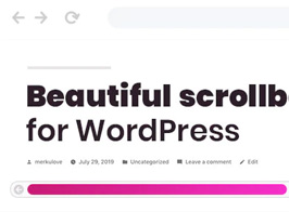 Scroller – Custom Scrollbar for WordPress