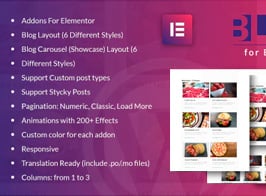 Blog Layouts for Elementor WordPress Plugin