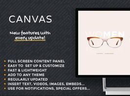 Canvas Show Any Content in a Fullscreen Slide