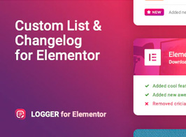 Logger – Changelog & Custom List for Elementor