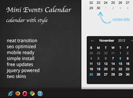 Events Calendar – WordPress Plugin DZS