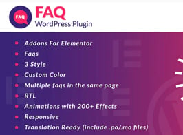 Faq for Elementor WordPress Plugin